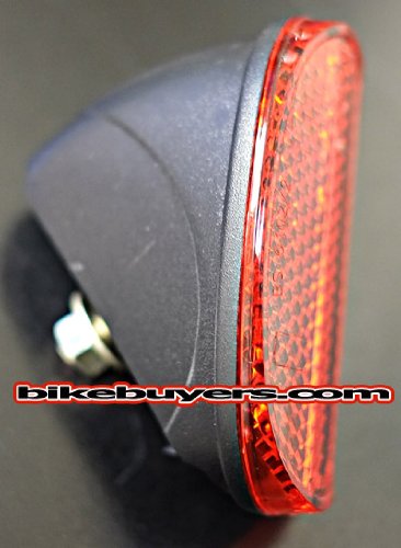 0021555811682 - OVAL REAR REFLECTOR FOR MOUNTING ON THE REAR FENDER OF BEACH CRUISER BIKES