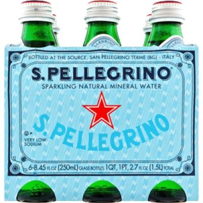0021959153777 - SAN PELLEGRINO SPARKLING MINERAL WATER 8.45 OZ. 6-COUNT (PACK OF 4)