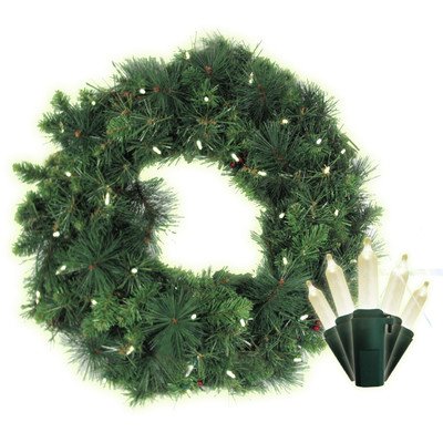 0021995731533 - 30 BATTERY OPERATED PRE LIT WREATH