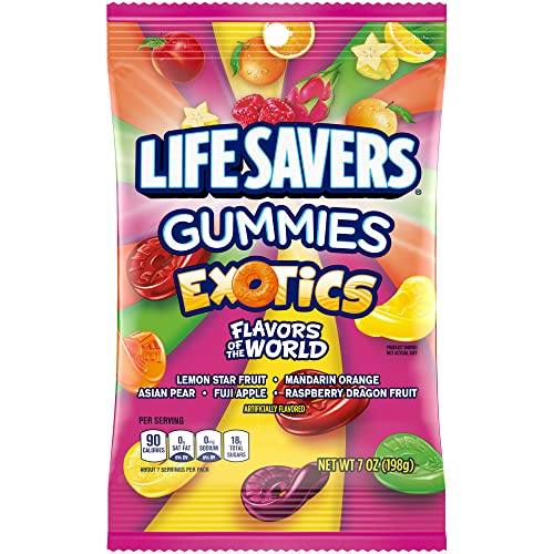 0022000073815 - LIFESAVERS GUMMIES EXOTICS FLAVORS OF THE WORD FREE UK DELIVERY