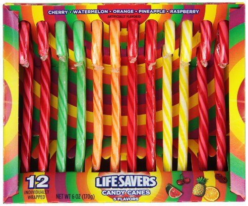 0022000121356 - LIFE SAVERS CANDY CANES - 12 CT
