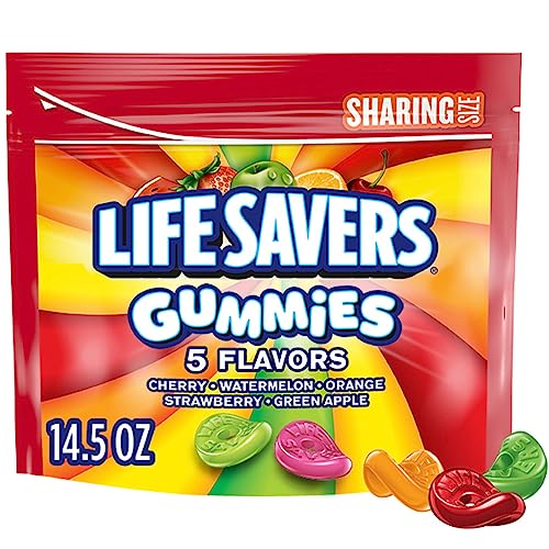 0022000280282 - LIFE SAVERS GUMMIES 5 FLAVORS CANDY, 14.5-OUNCE SHARING SIZE BAG