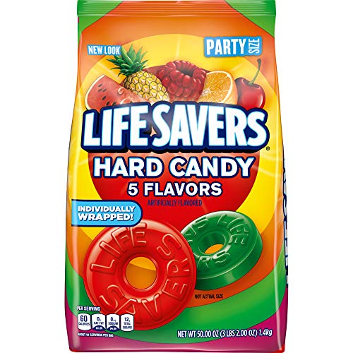 0022000280978 - LIFE SAVERS 5 FLAVORS HARD CANDY 50-OUNCE PARTY SIZE BAG