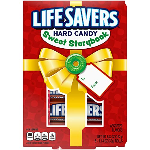 0022000288196 - LIFE SAVERS 5 FLAVORS CHRISTMAS SWEET STORYBOOK GIFT BOX (6 ROLLS OF CANDIES)