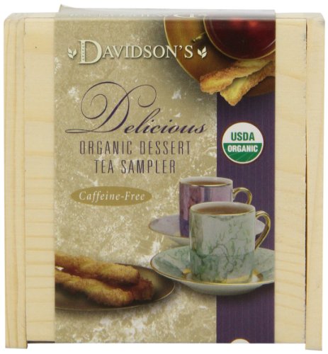 0022045006397 - DAVIDSON'S TEA DESSERT SAMPLER TEA CHEST, 6 ASSORTED TEABAG