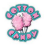 0022099370765 - COTTON CANDY CONCESSION DECAL TRAILER CART SIGN STAND