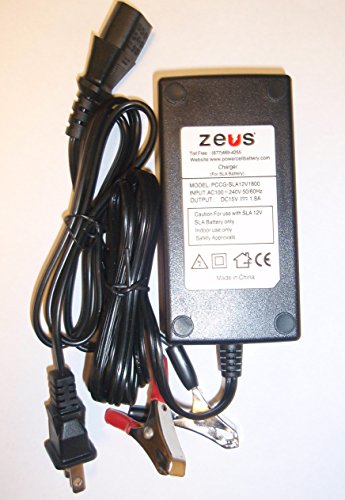 0022099874461 - ZEUS PCCG-SLA12V1800 12V 1.8A SLA CHARGER FOR SLA BATTERIES