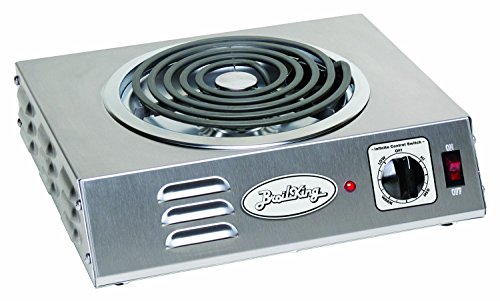 0022107001353 - BROIL KING CSR-3TB PROFESSIONAL SINGLE HOT PLATE, HI POWER, 14-INCH BY 4-1/8-INCH BY 12-1/4-INCH, GREY