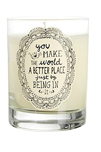 0022228691969 - NATURAL LIFE YOU MAKE WORLD BETTER PLACE GIFT SOY CANDLE 10OZ., CARRIBBEAN MARKET SCENT