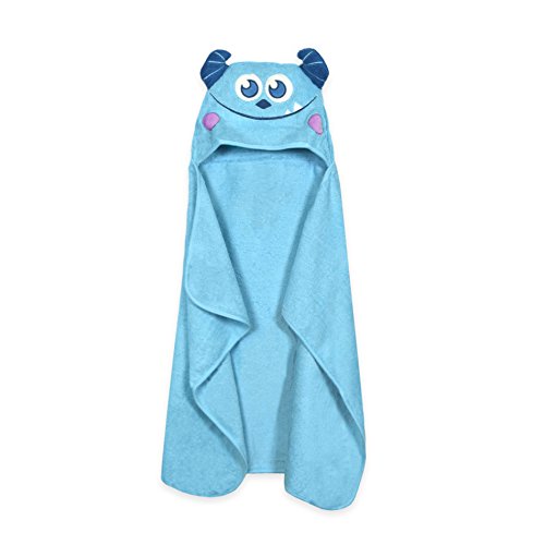 0022266115724 - DISNEY BABY PUPPET HEAD TOWEL SET, BLUE MONSTERS SULLY