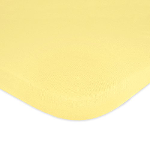 0022266127116 - CARTER'S JERSEY KNIT FITTED BASSINET SHEET, LEAF/YELLOW