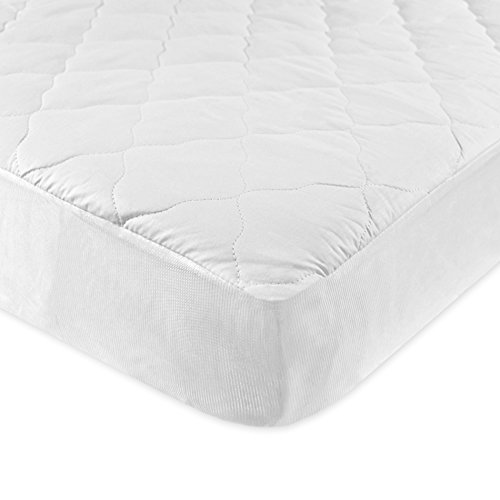0022266127567 - CARTER'S KEEP ME DRY WATERPROOF LAYER QUILTED FITTED CRIB PAD, WHITE