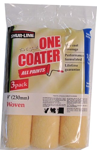 0022384078994 - SHUR-LINE 07899S ONE COAT SMOOTH ROLLER COVER, 3-PACK