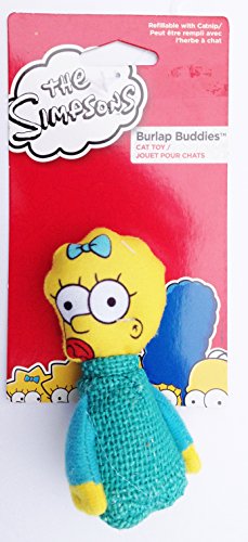 0002239042691 - THE SIMPSONS MAGGIE SIMPSON CAT TOY REFILLABLE WITH CATNIP (4 TALL)