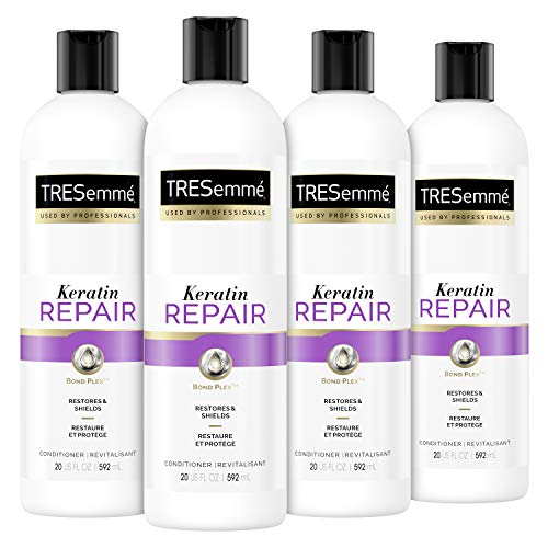 0022400008752 - TRESEMMÉ CONDITIONER FOR DAMAGED HAIR KERATIN REPAIR RESTORES AND SEALS HAIR FROM DAMAGE 20 OZ 4 COUNT
