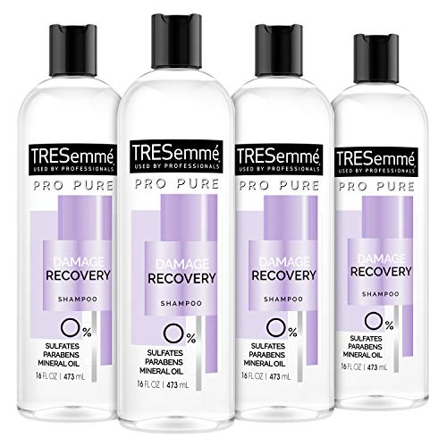 0022400008868 - TRESEMMÉ PRO PURE SHAMPOO FOR DAMAGED HAIR DAMAGE RECOVERY SULFATE, PARABEN AND DYE FREE 16 OZ 4 COUNT