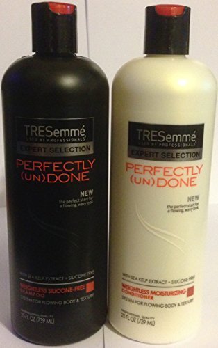 0022400429793 - TRESEMME EXPERT COLLECTION - PERFECTLY UNDONE - WEIGHTLESS SILICONE-FREE SHAMPOO & MOISTURIZING CONDITIONER - NET WT. 25 FL OZ (739 ML) EACH - ONE SET