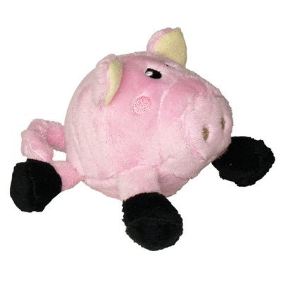 0022517726891 - DOGIT LUVZ PLUSH BOUNCY TOY SIZE: SMALL, STYLE: PIG