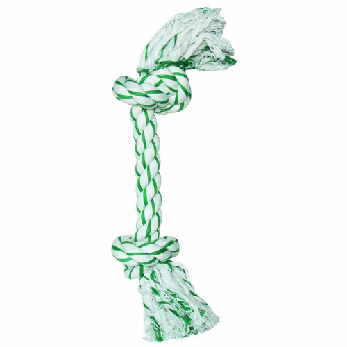 0022517731864 - DOGIT KNOTTED ROPE BONE TOY, MINT, LARGE