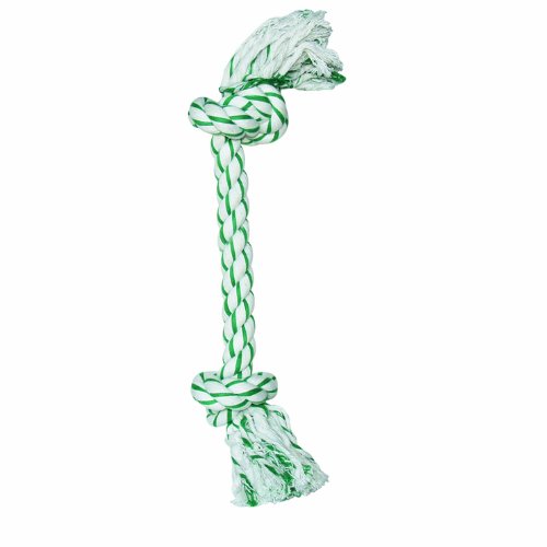 0022517731871 - DOGIT KNOTTED ROPE BONE TOY, MINT, X-LARGE