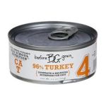 0022808204749 - BEFORE GRAIN 96% TURKEY GRAIN-FREE CANNED CAT FOOD
