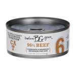 0022808204756 - BEFORE GRAIN 96% BEEF GRAIN-FREE CANNED CAT FOOD