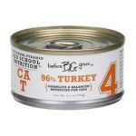 0022808204800 - BEFORE GRAIN 96% TURKEY GRAIN-FREE CANNED CAT FOOD