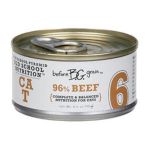 0022808204817 - BEFORE GRAIN 96% BEEF GRAIN-FREE CANNED CAT FOOD