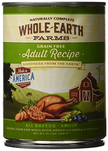 0022808854753 - WHOLE EARTH FARMS GRAIN FREE CANNED ADULT DOG FOOD, CASE OF 12 (12.7 OZ.)