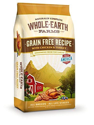 0022808855361 - WHOLE EARTH FARMS GRAIN FREE CHICKEN AND TURKEY RECIPE DRY DOG FOOD, 25-POUND