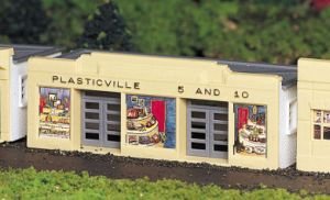 0022899451428 - BACHMANN INDUSTRIES 5 AND 10 STORE SET, HO SCALE