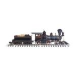 0022899813929 - 4-4-0 AMERICAN STEAM LOCOMOTIVES OLIVE GREEN AND RUSSIA