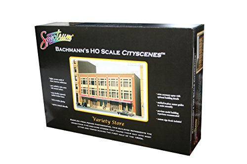 0022899880044 - BACHMANN INDUSTRIES HO SCALE VARIETY STORE CITY SCENES BUILDING KIT