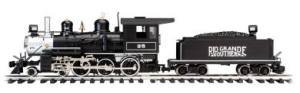 0022899916033 - BACHMANN INDUSTRIES ANNIVERSARY EDITION 4-6-0 RIO GRANDE SOUTHERN #25 - LARGE G SCALE STEAM LOCOMOTIVE