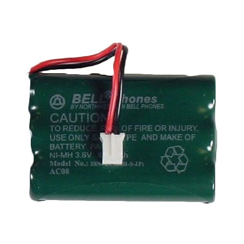 0023005339180 - NORTHWESTERN BELL 36580 CORDLESS PHONE BATTERY NI-MH, 3.6 VOLT, 650 MAH - ULTRA HI-CAPACITY - REPLACEMENT FOR RECHARGEABLE BATTERY