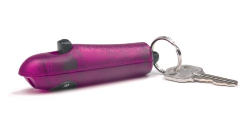 0023063104171 - SABRE RED SPITFIRE PEPPER SPRAY - POLICE STRENGTH - MOST ADVANCED, COMPACT & FASTEST DEPLOYING KEY RING SPRAY WITH REFILLABLE, PURPLE CASE