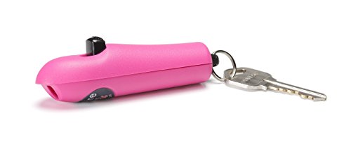 0023063104287 - SABRE RED SPITFIRE PEPPER SPRAY - POLICE STRENGTH - MOST ADVANCED, COMPACT & FASTEST DEPLOYING KEY RING SPRAY WITH REFILLABLE, PINK CASE - SUPPORTS NATIONAL BREAST CANCER FOUNDATION