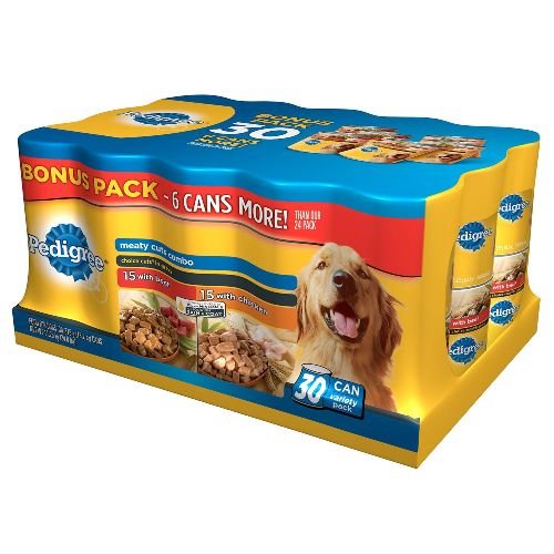0023100109183 - PEDIGREE 30 COUNT CHOICE CUTS DOG FOOD, BONUS PACK
