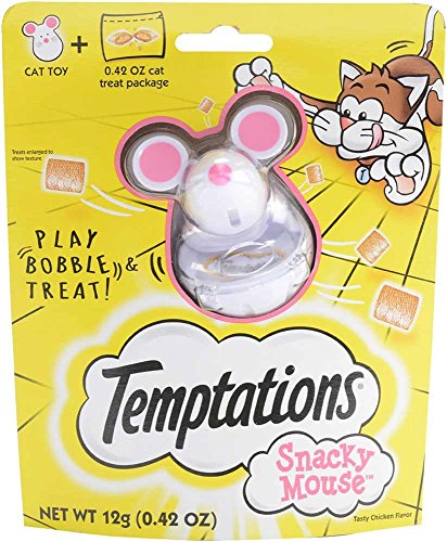 0023100110929 - TEMPTATIONS SNACKY MOUSE CAT TOY FOR CAT TREATS