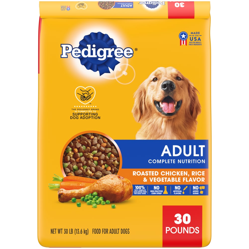 0002310014340 - PEDIGREE COMPLETE NUTRITION ROASTED CHICKEN RICE & VEGETABLE FLAVOR ADULT DRY DOG FOOD