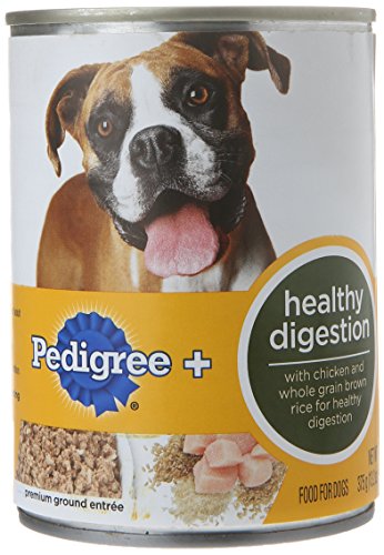 0023100403465 - PEDIGREE + HEALTHY DIGESTION CHICKEN & WHOLE BROWN RICE CANNED DOG FOOD 13.2 OUNCES (PACK OF 12)