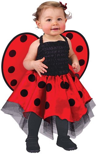 0023168096661 - LADYBUG COSTUME BABY ONE SIZE FITS UP TO 24 MONTHS