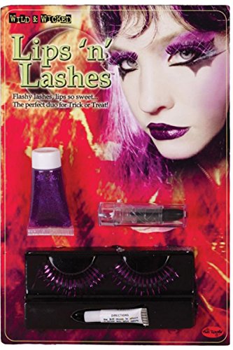 0023168296238 - COSTUMES FOR ALL OCCASIONS FW9623S LIPS AND LASHES SPIDER