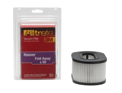 0023169121638 - 3M FILTRETE HOOVER FOLD AWAY PRIMARY VACUUM FILTER, 1 PACK