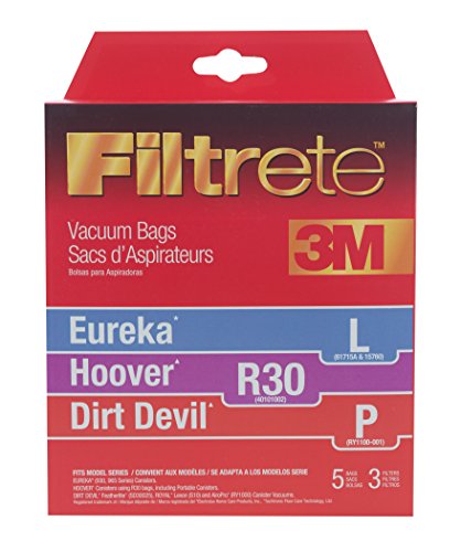0023169122277 - FILTRETE HOOVER R30 PLUS MICROALLERGEN BAGS, 5 BAGS AND 3 FILTERS PER PACK