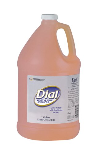 0023400039869 - DIAL PROFESSIONAL 03986 DIAL BODY & HAIR SHAMPOO INCLUDE 1 PUMP 1 GALLON (CASE OF 4)
