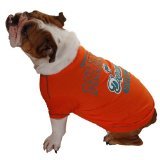 0023508008194 - PETS FIRST NFL MIAMI DOLPHINS T-SHIRT, SMALL