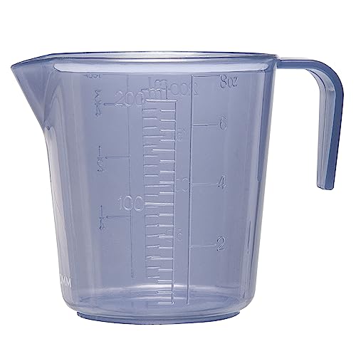 0023508124320 - FROMM COLOR STUDIO MEASURING CUP WITH BEAKER IN OZ AND ML, 8 OZ, SHATTERPROOF PLASTIC FOR MIXING AND MEASURING HAIR DYE AT SALON