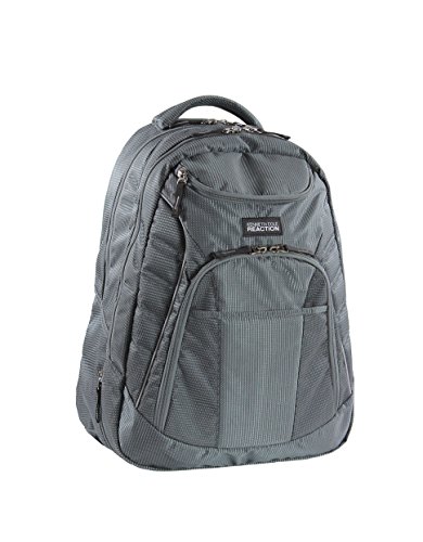 0023572495876 - KENNETH COLE REACTION GOLIATH DOUBLE GUSSET EXPANDABLE 17-INCH COMPUTER BACKPACK (CHARCOAL)