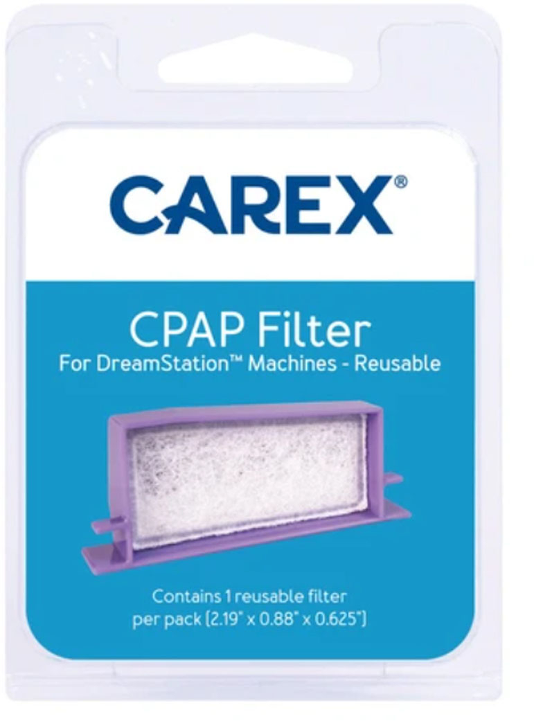 0023601071552 - CAREX CPAP FILTERS FOR DREAMSTATION MACHINES, REUSABLE